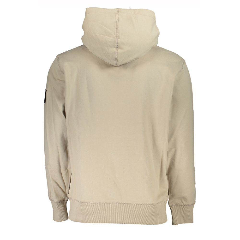 Calvin Klein Beigefarbener Baumwollpullover