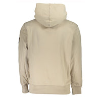 Calvin Klein Beigefarbener Baumwollpullover