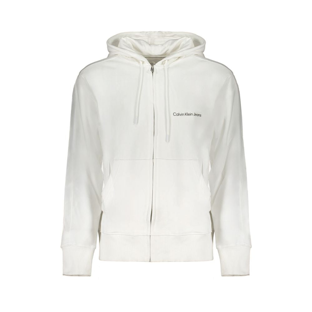 Calvin Klein Weißer Baumwollpullover