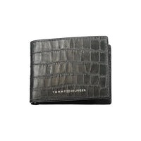 Tommy Hilfiger Schwarzes Leder Portemonnaie