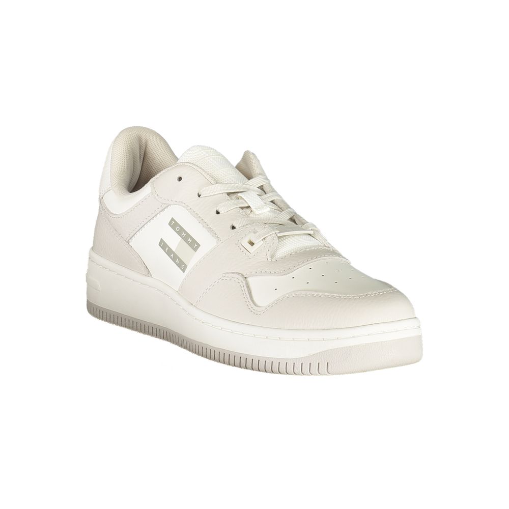 Tommy Hilfiger Weißes Leder Herren Sneaker