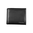 Calvin Klein Schwarzes Polyester Herren Portemonnaie