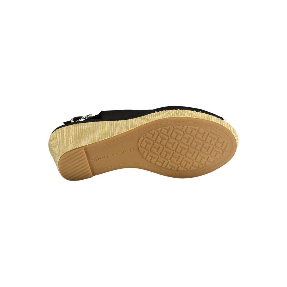 Tommy Hilfiger Schwarz Baumwolle Frauen Sandale