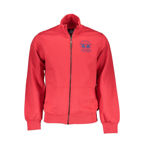 La Martina cotton sweatshirt in red