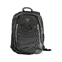 Guess Jeans Schwarzer Polyamid-Rucksack für Männer