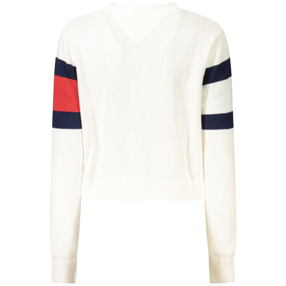 Tommy Hilfiger Weißer Baumwollpullover für Frauen