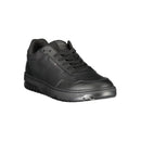 Tommy Hilfiger Schwarzes Leder Herren Sneaker