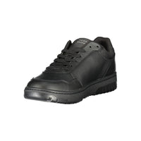 Tommy Hilfiger Schwarzes Leder Herren Sneaker