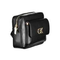 Calvin Klein Schwarz Recyceltes Polyester Damen Handtasche