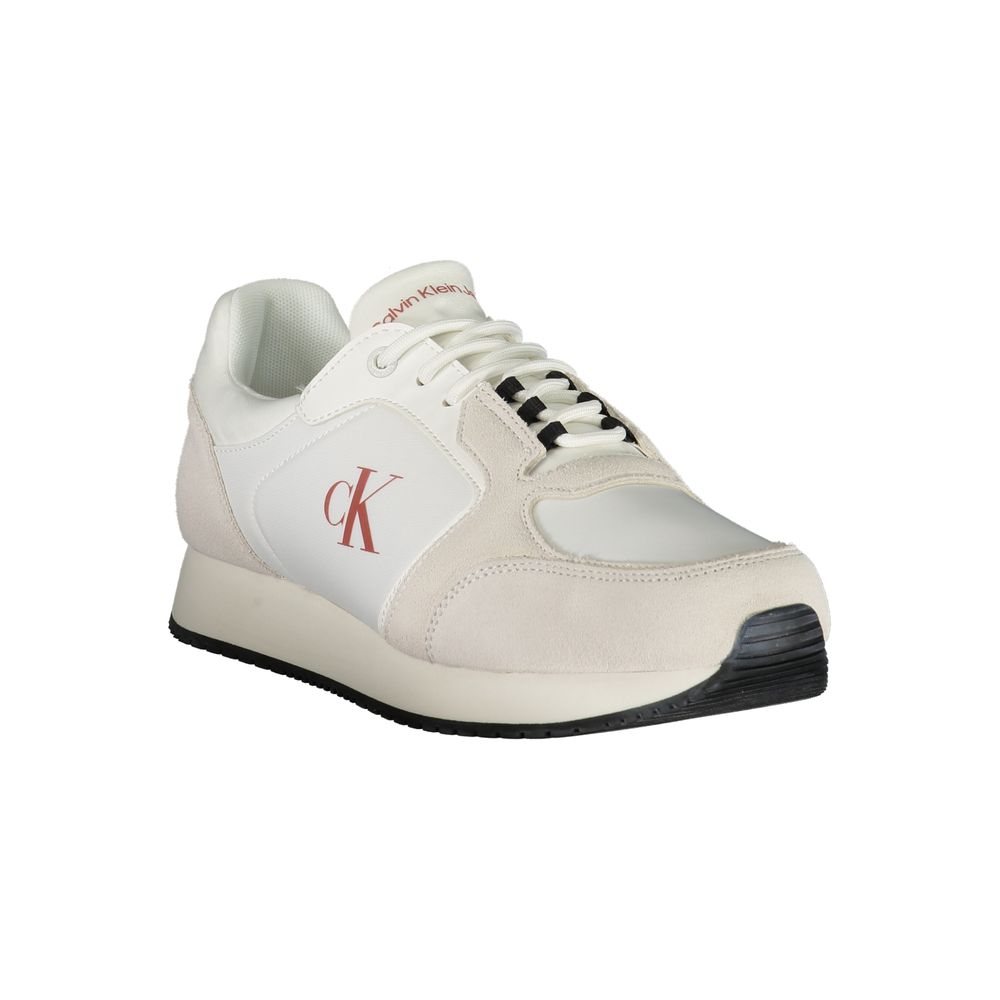 Calvin Klein Weißes Leder Herren Sneaker