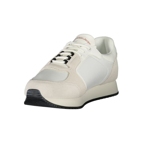 Calvin Klein Weißer Polyester-Sneaker