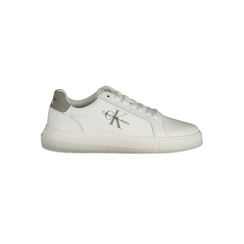 Calvin Klein Weißer Polyester-Sneaker