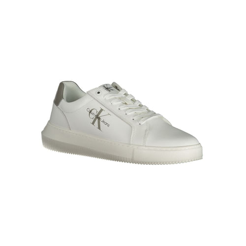 Calvin Klein Weißer Polyester-Sneaker