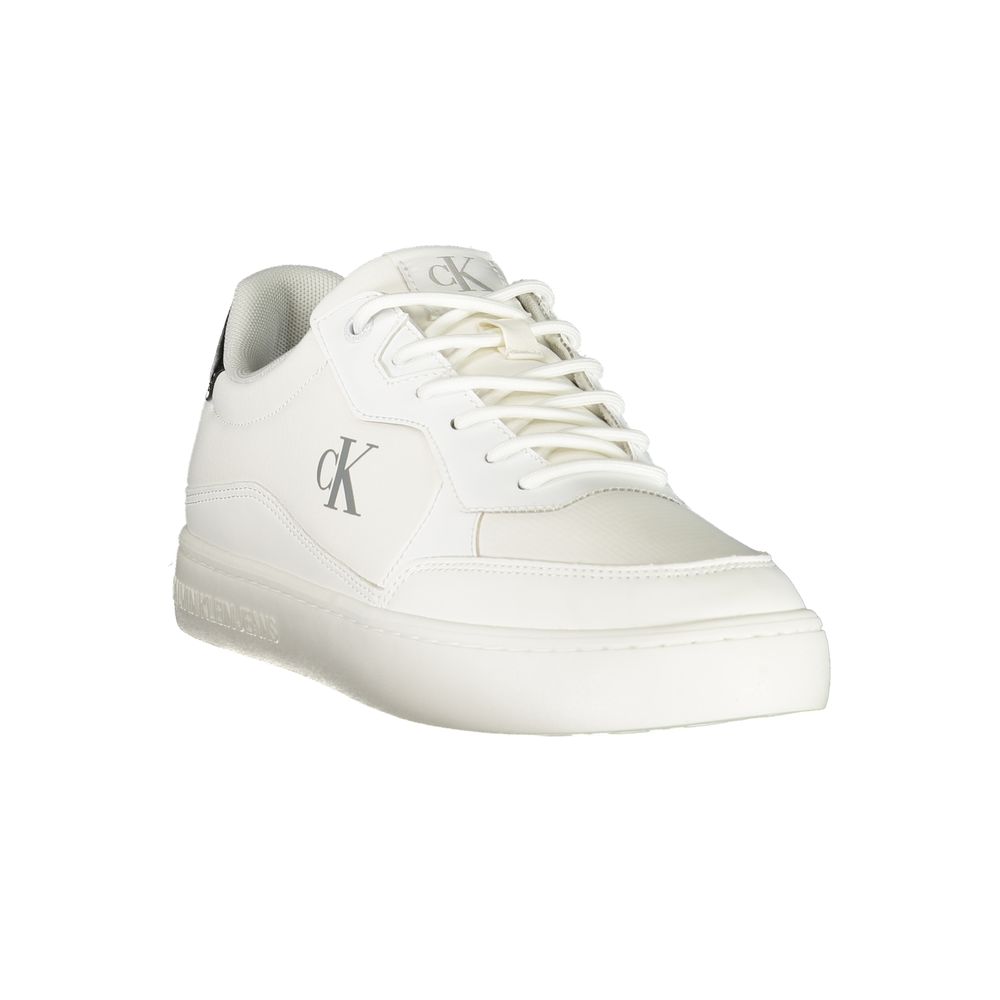 Calvin Klein Weiß Polyester Männer Sneaker