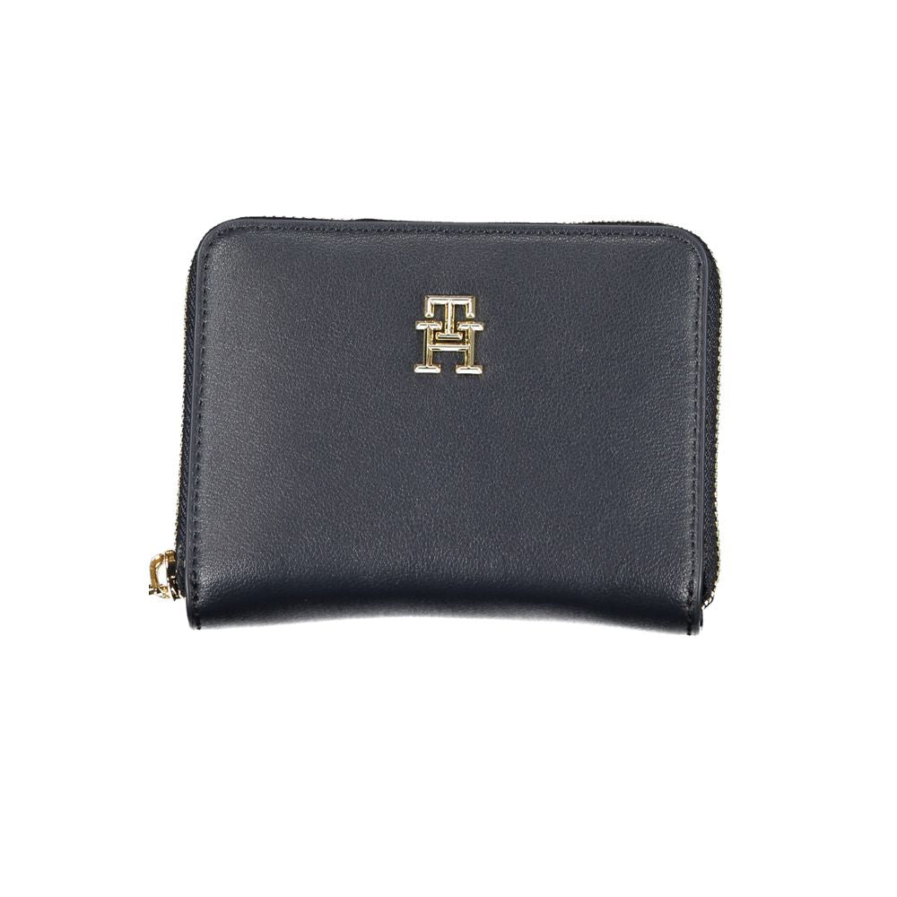 Tommy Hilfiger Blaue Polyester-Geldbörse