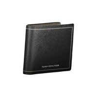Tommy Hilfiger Schwarzes Leder Portemonnaie