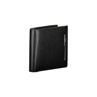 Calvin Klein Schwarzes Leder Portemonnaie