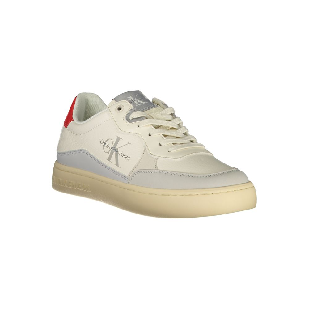 Calvin Klein Sneaker aus weißem Polyester