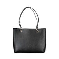 Guess Jeans Schwarze Polyethylen-Handtasche