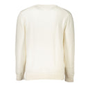 Tommy Hilfiger Schicker weißer Baumwollpullover mit Rundhalsausschnitt