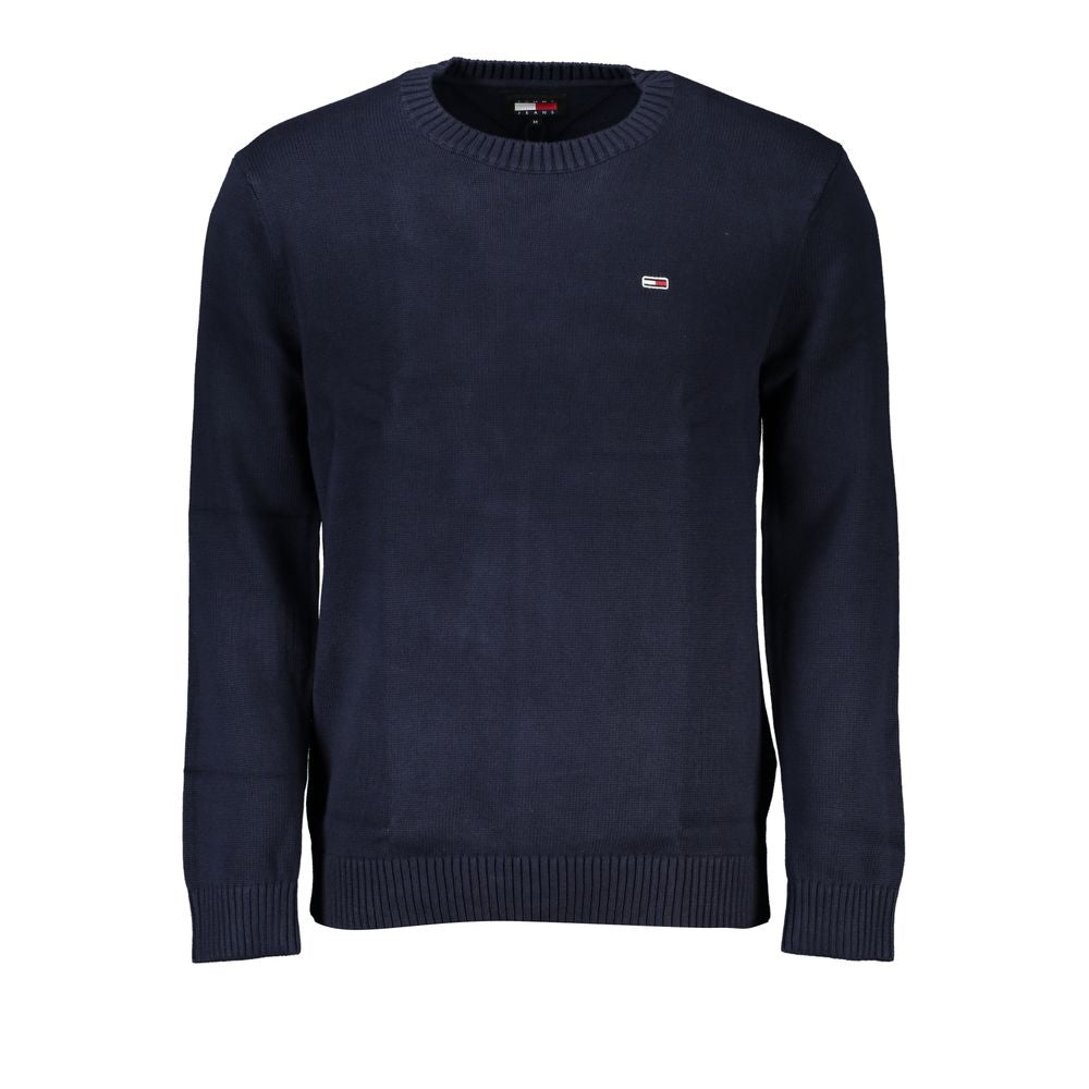 Tommy Hilfiger Klassischer Rundhalspullover in Blau