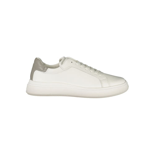 Calvin Klein Sneaker aus weißem Polyester
