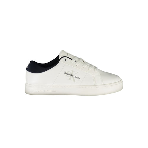 Calvin Klein Weißer Polyester-Sneaker