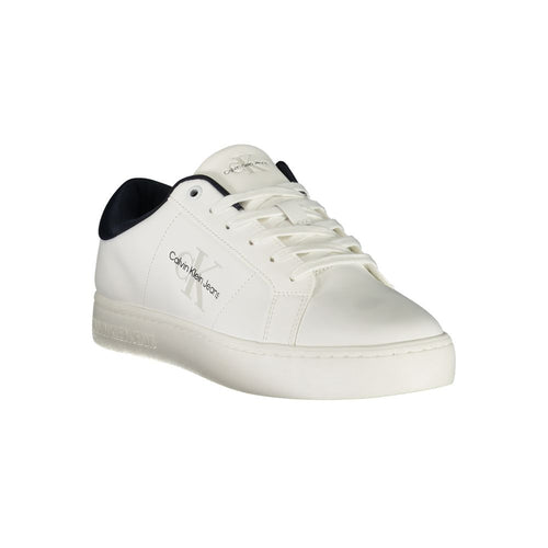 Calvin Klein Weißer Polyester-Sneaker