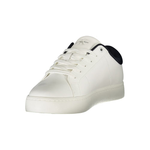 Calvin Klein Weißer Polyester-Sneaker