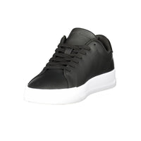 Tommy Hilfiger Schwarzes Leder Herren Sneaker