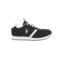 U.S. POLO ASSN. Schwarzer Polyester Herren Sneaker