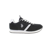 U.S. POLO ASSN. Schwarzer Polyester Herren Sneaker