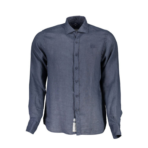 La Martina sky blue linen shirt