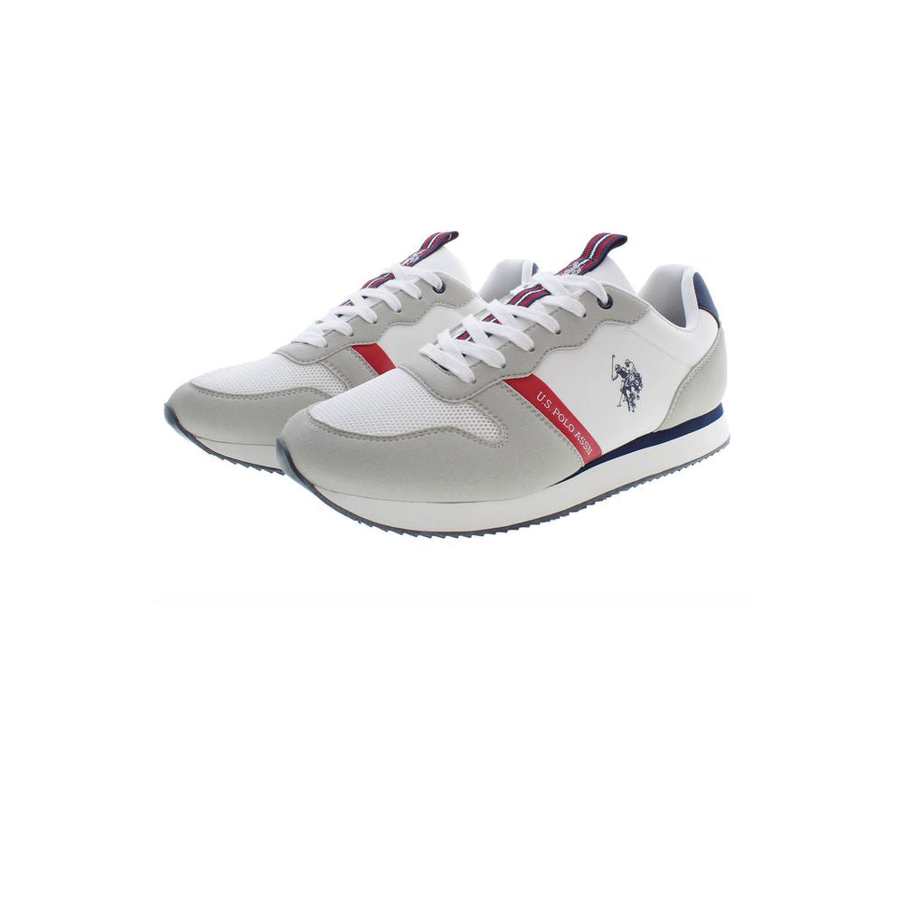 U.S. POLO ASSN. Weiß Polyester Männer Sneaker