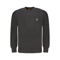 Hugo Boss Schwarzer Baumwollpullover für Männer