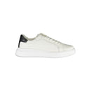 Calvin Klein Schlichte weiße Sneakers mit kontrastierenden Akzenten