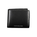 Tommy Hilfiger Schwarzes Leder Portemonnaie