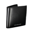 Tommy Hilfiger Schwarzes Leder Portemonnaie