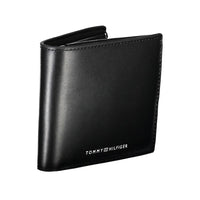 Tommy Hilfiger Schwarzes Leder Portemonnaie