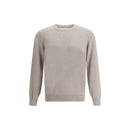 Brunello Cucinelli Brauner Kaschmirpullover aus reinem Kaschmir