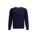 Brunello Cucinelli Blauer Kaschmir-Pullover aus reinem Kaschmir
