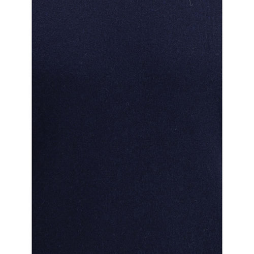 Brunello Cucinelli Blauer Kaschmir-Pullover aus reinem Kaschmir