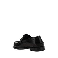 Versace Leder-Halbschuhe
