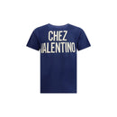 Valentino Baumwoll-T-Shirt in Blau