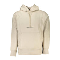 Calvin Klein Beigefarbener Baumwollpullover