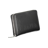 Calvin Klein Schwarzes Portemonnaie aus Polyethylen