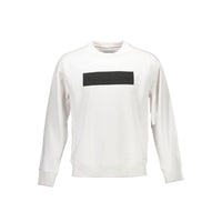 Calvin Klein Weißes Unisex-Sweatshirt aus Baumwolle