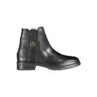 Tommy Hilfiger Schwarzes Leder Damen Stiefel