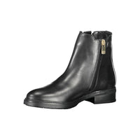 Tommy Hilfiger Schwarzes Leder Damen Stiefel