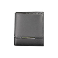 Calvin Klein Schwarzes Leder Portemonnaie